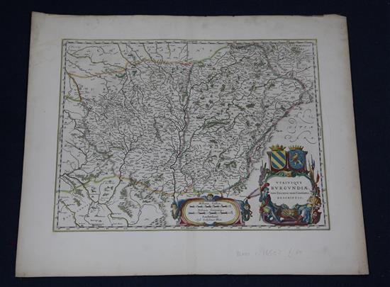 A collection of seven unframed engraved maps:-